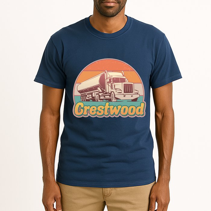 Vintage Crestwood Tanker Truck Tall T-Shirt