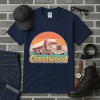 Vintage Crestwood Tanker Truck Tall T-Shirt