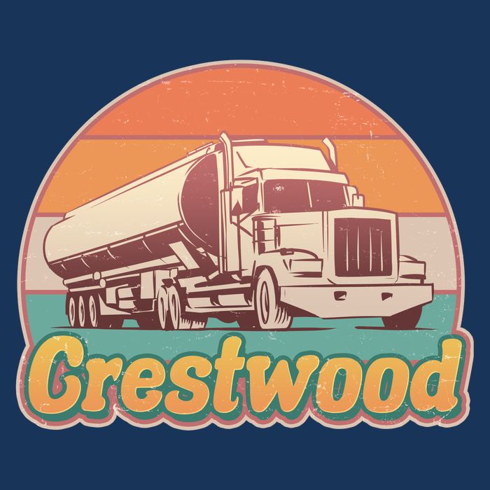 Vintage Crestwood Tanker Truck Tall T-Shirt