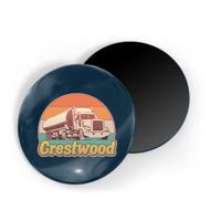 Vintage Crestwood Tanker Truck Magnet