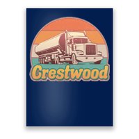 Vintage Crestwood Tanker Truck Poster