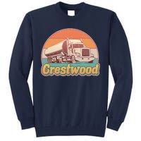 Vintage Crestwood Tanker Truck Tall Sweatshirt