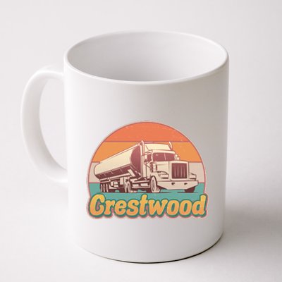 Vintage Crestwood Tanker Truck Coffee Mug