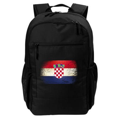 Vintage Croatia Flag Backpack
