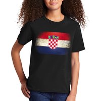 Vintage Croatia Flag Kids T-Shirt