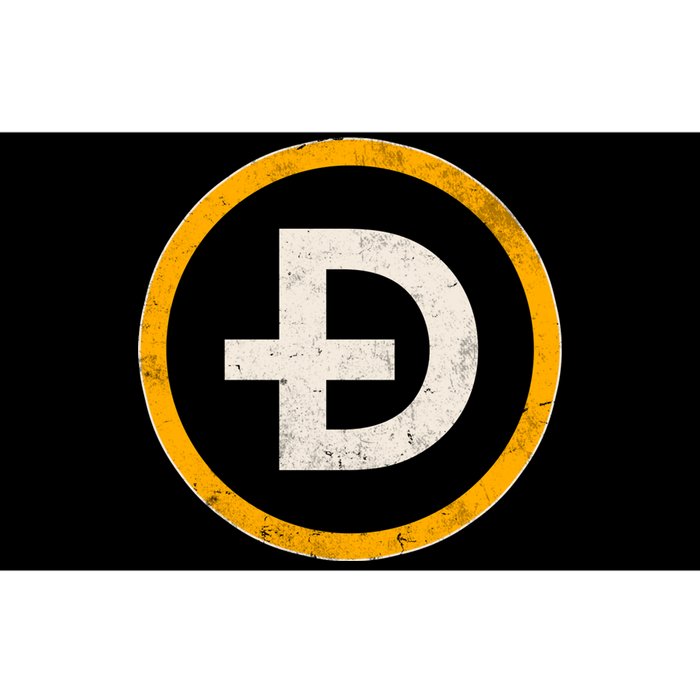 Vintage Crypto Dogecoin Bumper Sticker