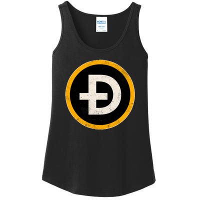 Vintage Crypto Dogecoin Ladies Essential Tank