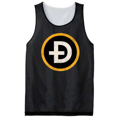 Vintage Crypto Dogecoin Mesh Reversible Basketball Jersey Tank