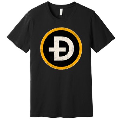 Vintage Crypto Dogecoin Premium T-Shirt