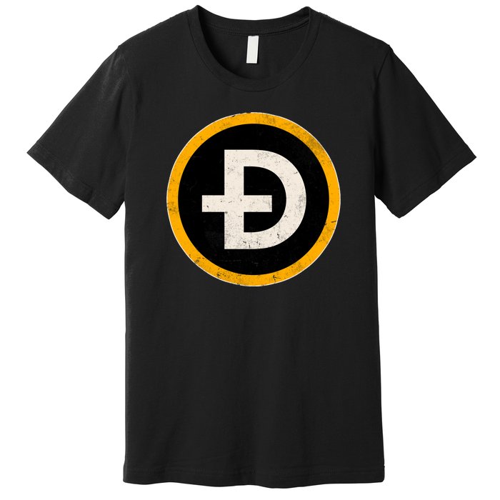 Vintage Crypto Dogecoin Premium T-Shirt