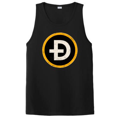 Vintage Crypto Dogecoin PosiCharge Competitor Tank