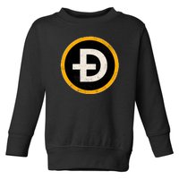 Vintage Crypto Dogecoin Toddler Sweatshirt