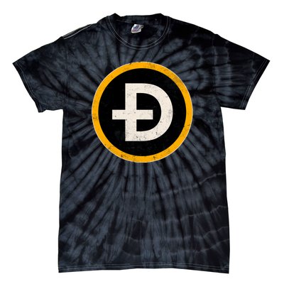 Vintage Crypto Dogecoin Tie-Dye T-Shirt