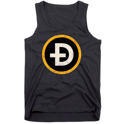 Vintage Crypto Dogecoin Tank Top