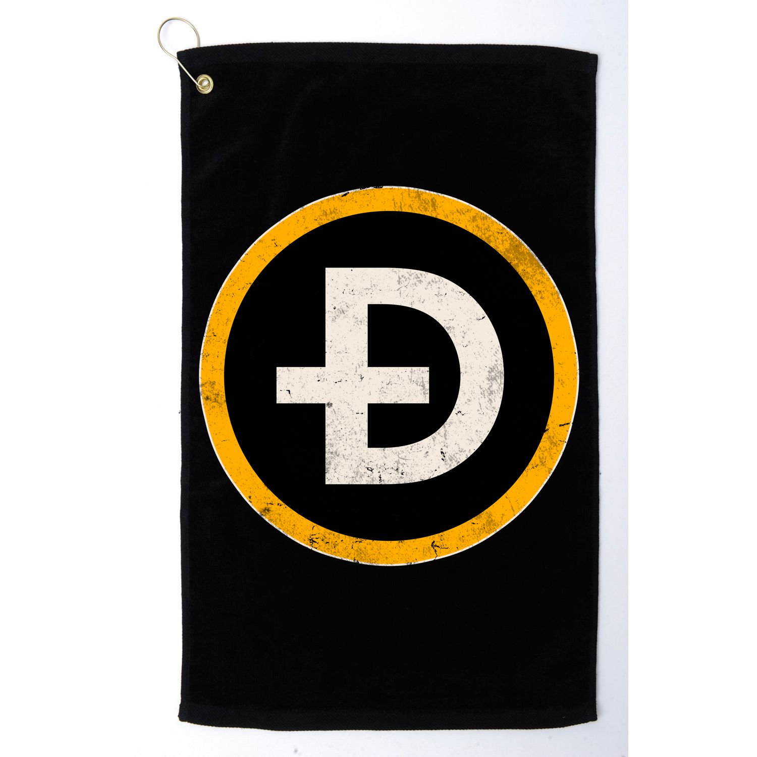Vintage Crypto Dogecoin Golf Towel