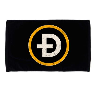 Vintage Crypto Dogecoin Microfiber Hand Towel