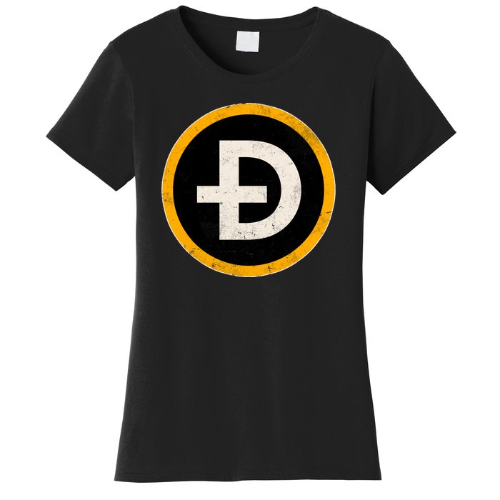 Vintage Crypto Dogecoin Women's T-Shirt