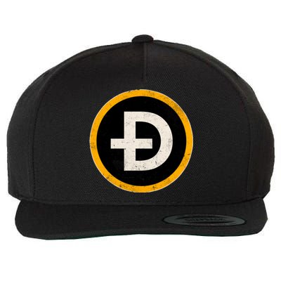 Vintage Crypto Dogecoin Wool Snapback Cap