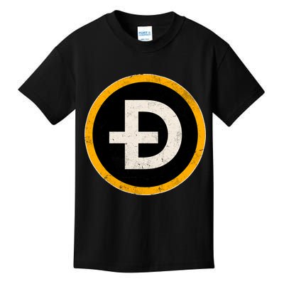 Vintage Crypto Dogecoin Kids T-Shirt