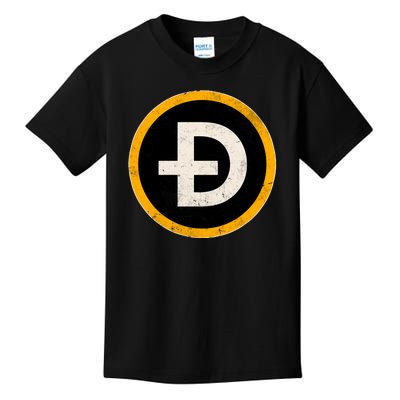 Vintage Crypto Dogecoin Kids T-Shirt