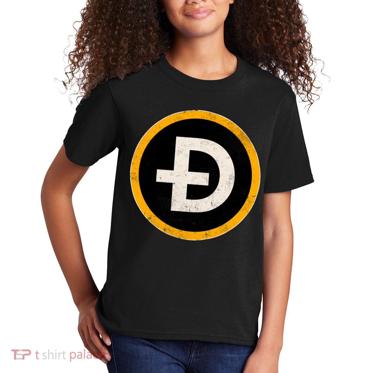 Vintage Crypto Dogecoin Kids T-Shirt