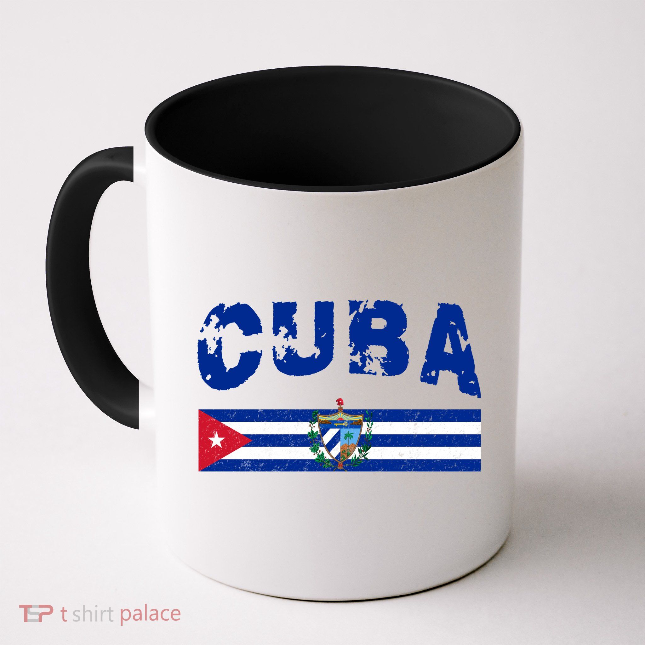 Vintage Cuba Emblem Cuban Flag Mug