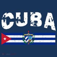 Vintage Cuba Emblem Cuban Flag T-Shirt