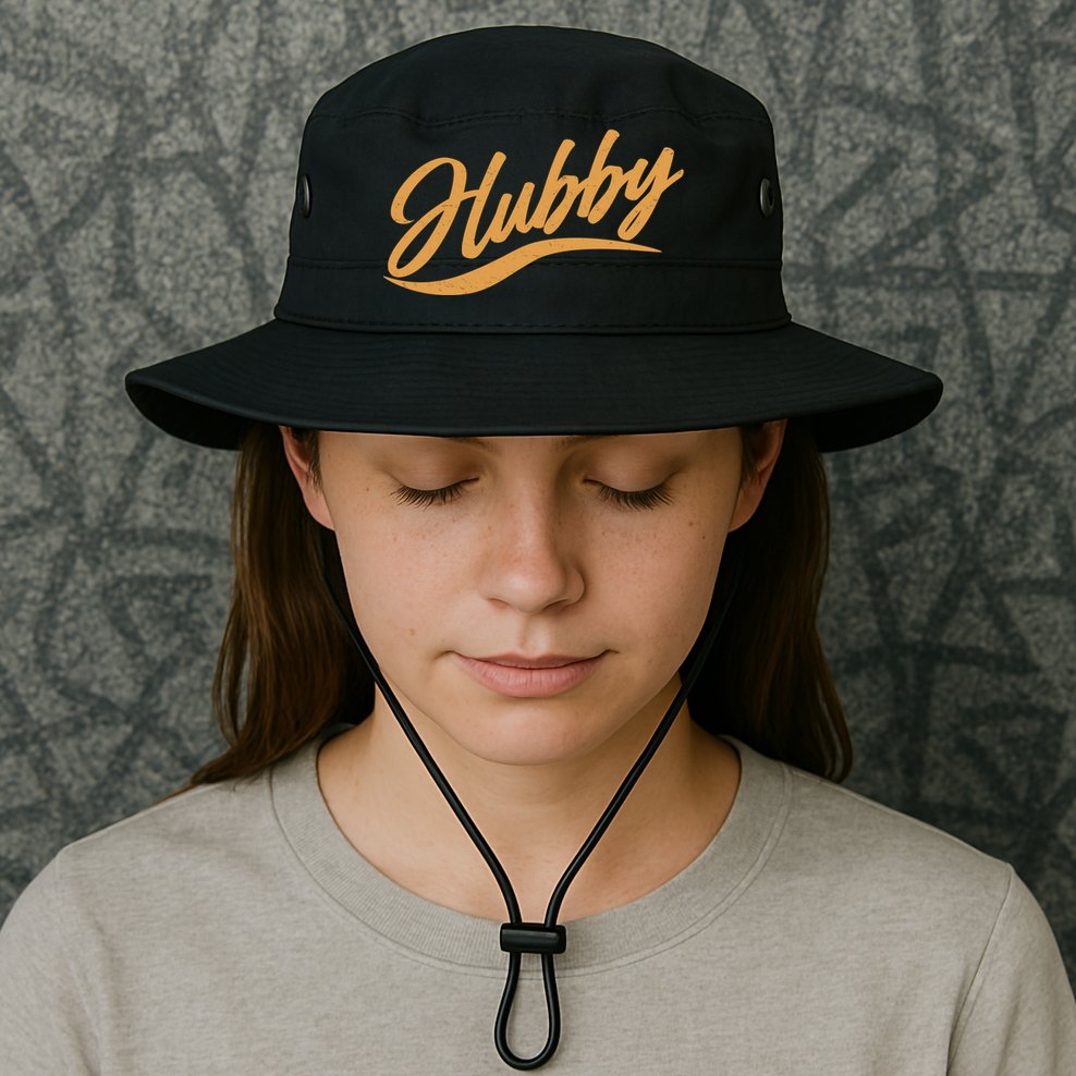Vintage Cute Hubby Married Life Bucket Hat