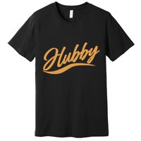 Vintage Cute Hubby Married Life Premium T-Shirt