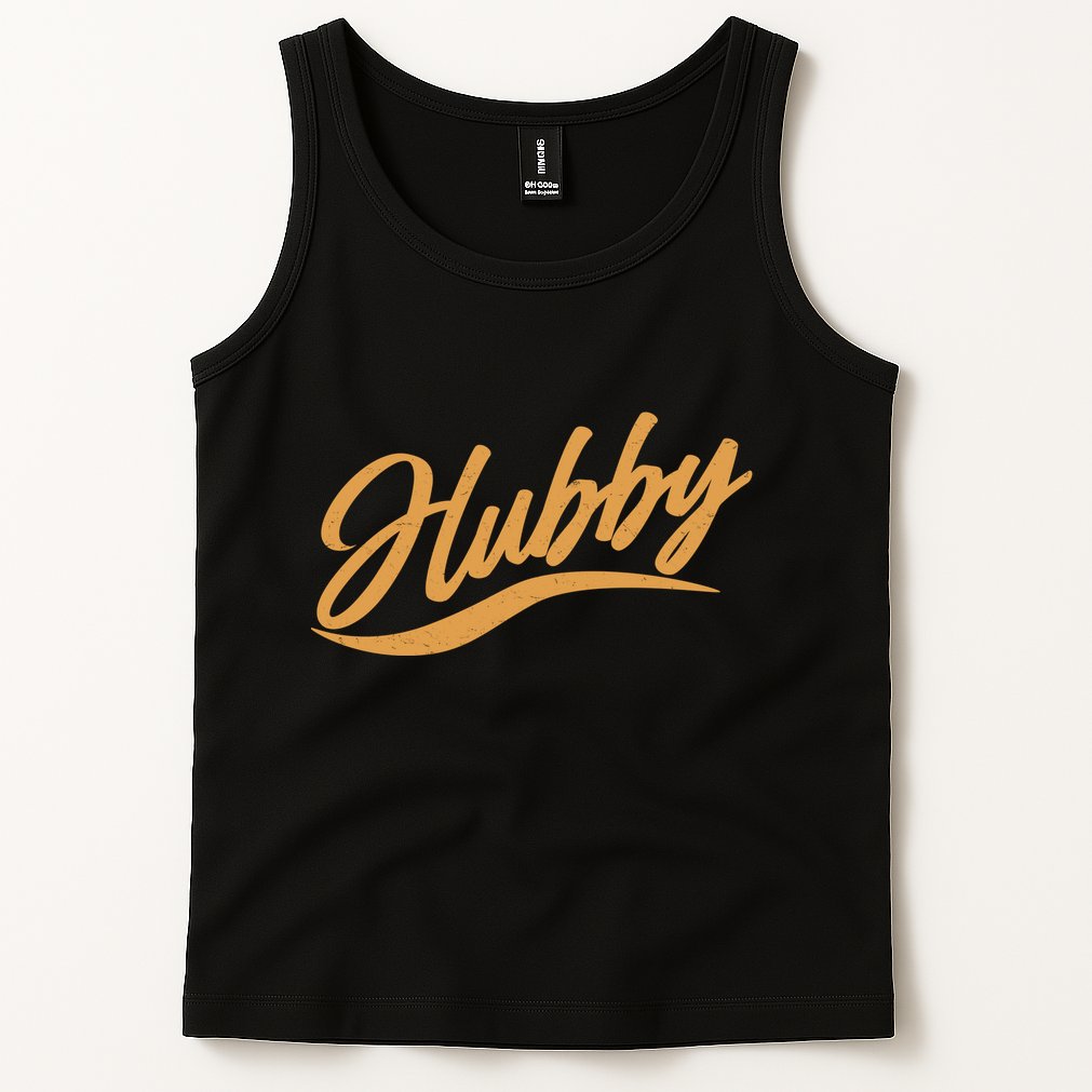 Vintage Cute Hubby Married Life Tank Top