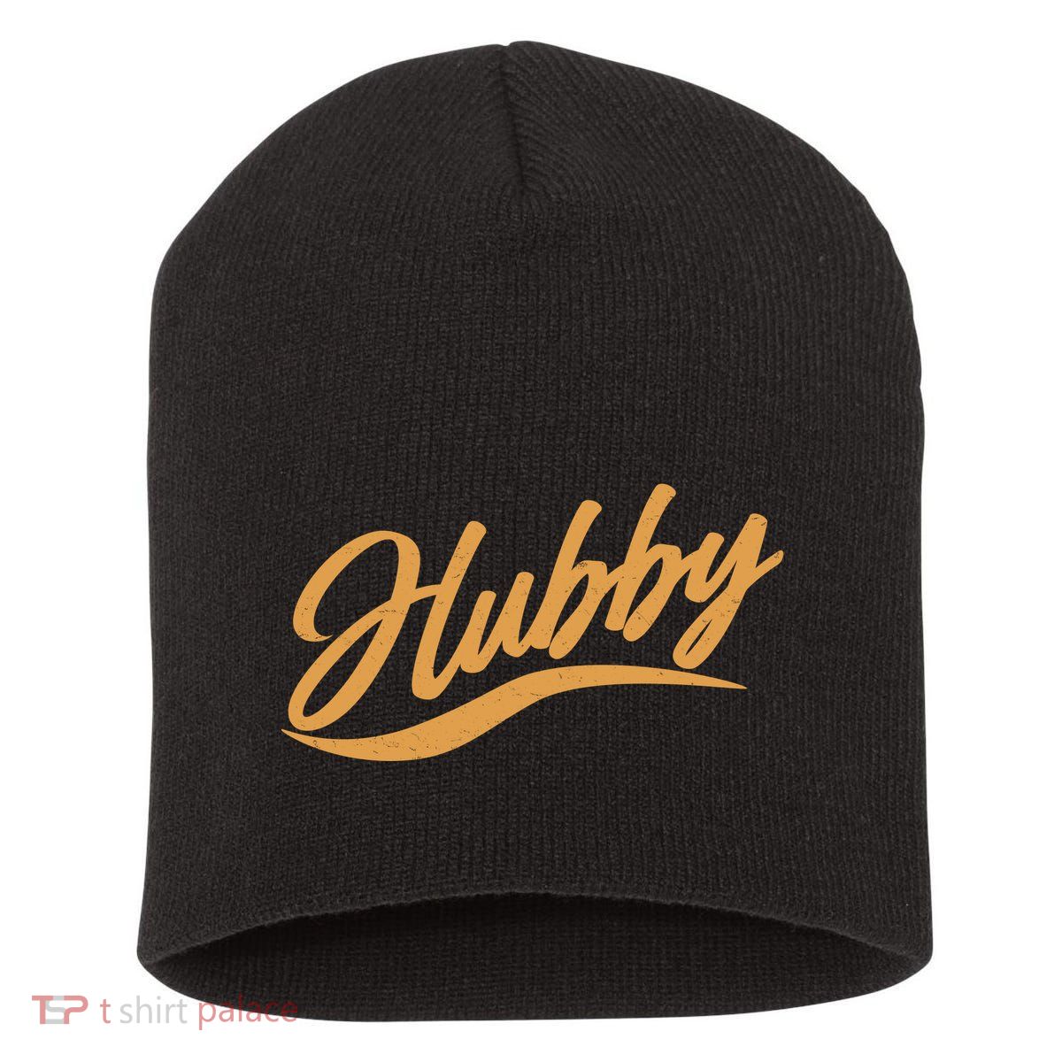 Vintage Cute Hubby Married Life Short Acrylic Beanie