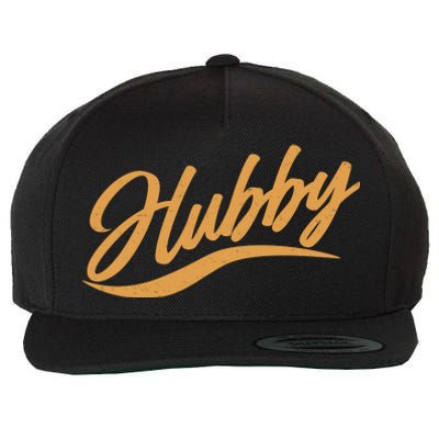 Vintage Cute Hubby Married Life Wool Snapback Cap