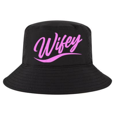 Vintage Cute Wifey Married Life Cool Comfort Performance Bucket Hat