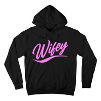 Vintage Cute Wifey Married Life Hoodie