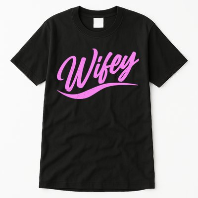 Vintage Cute Wifey Married Life Tall T-Shirt