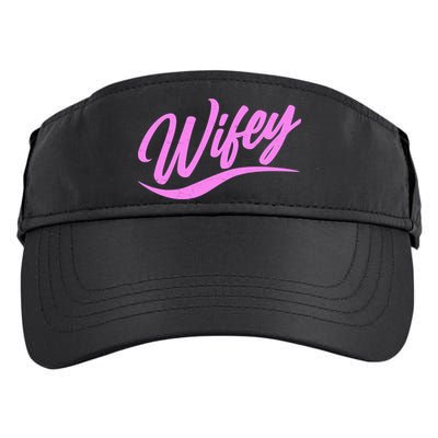 Vintage Cute Wifey Married Life Adult Drive Performance Visor