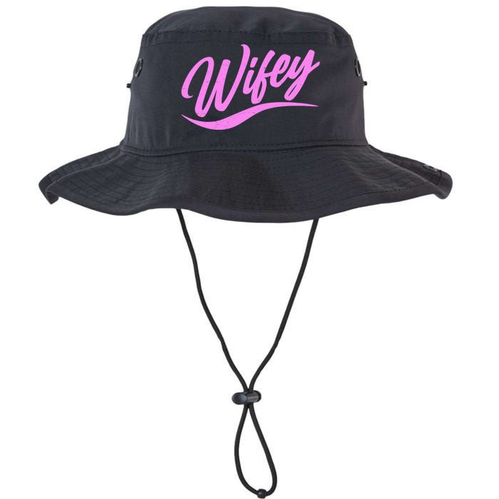 Vintage Cute Wifey Married Life Legacy Cool Fit Booney Bucket Hat