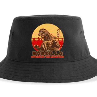 Vintage Dadzilla Father of the Monsters Sustainable Bucket Hat