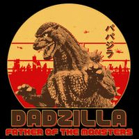 Vintage Dadzilla Father of the Monsters Youth Performance Sprint T-Shirt