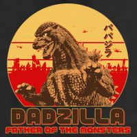 Vintage Dadzilla Father of the Monsters Golf Towel