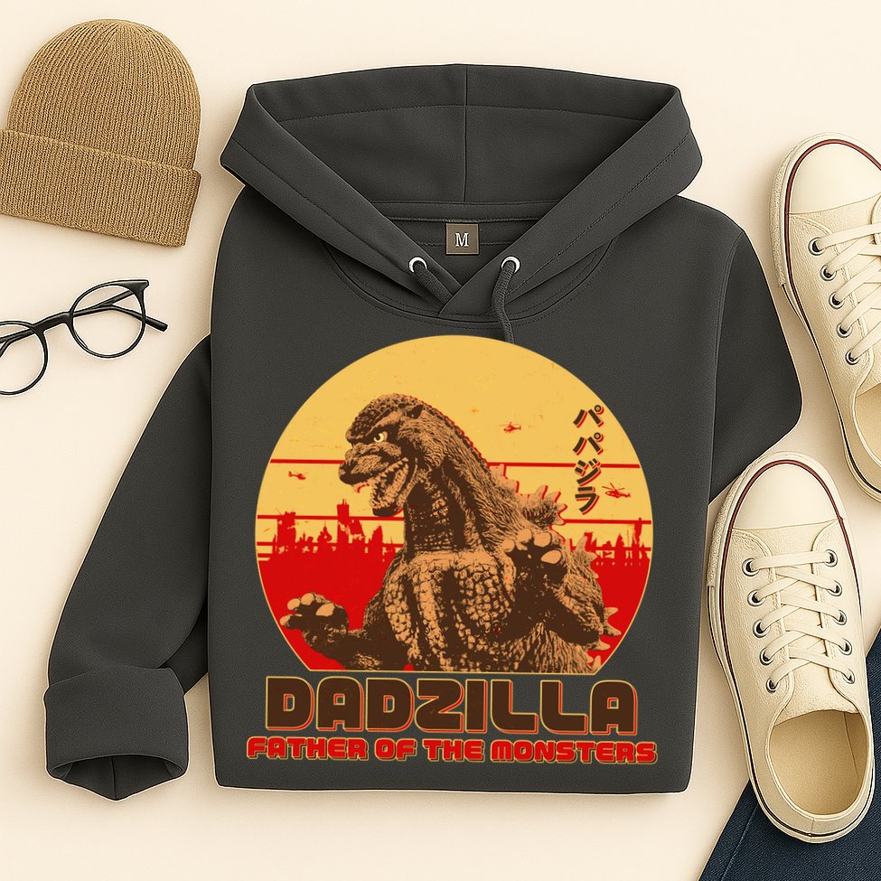 Vintage Dadzilla Father of the Monsters Hoodie