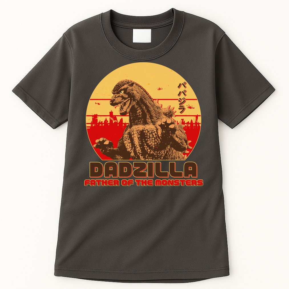 Vintage Dadzilla Father of the Monsters Tall T-Shirt