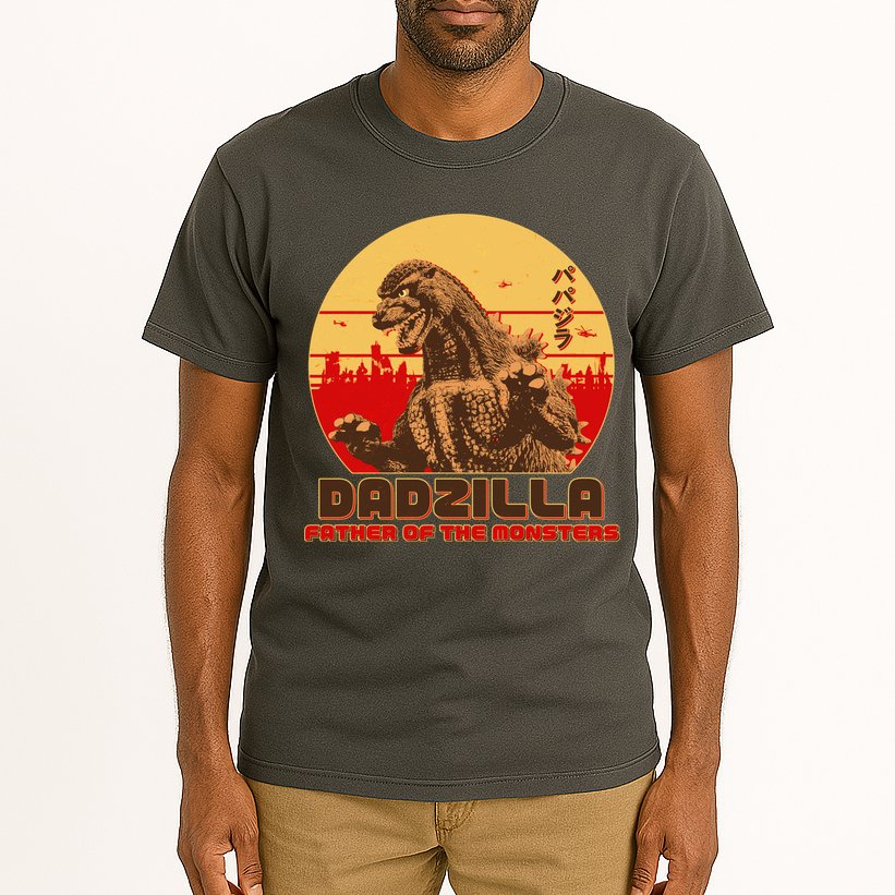 Vintage Dadzilla Father of the Monsters Tall T-Shirt