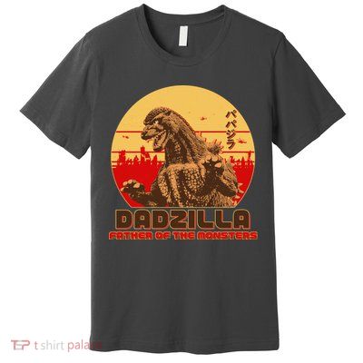 Vintage Dadzilla Father of the Monsters Premium T-Shirt