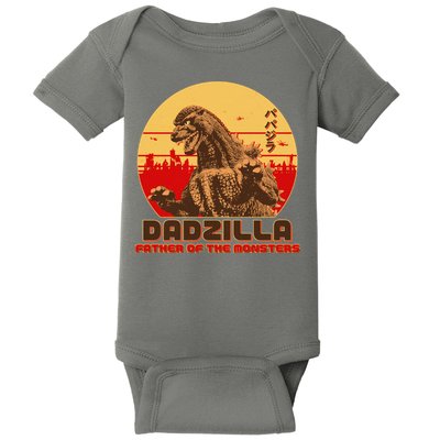 Vintage Dadzilla Father of the Monsters Baby Bodysuit