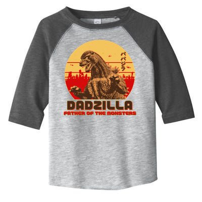Vintage Dadzilla Father of the Monsters Toddler Fine Jersey T-Shirt