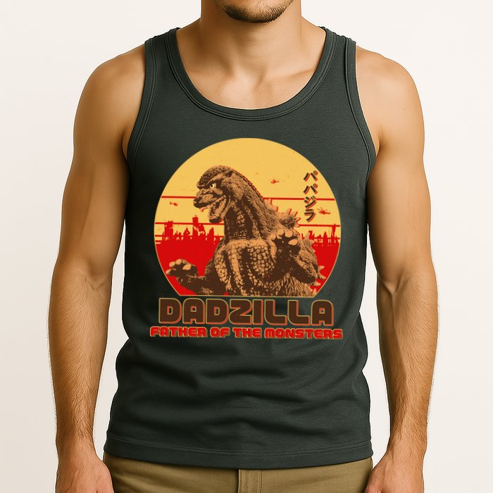 Vintage Dadzilla Father of the Monsters Tank Top
