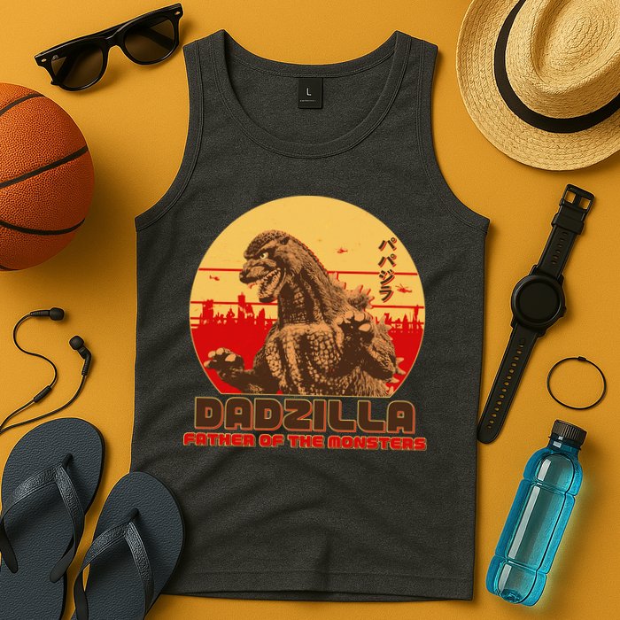 Vintage Dadzilla Father of the Monsters Tank Top