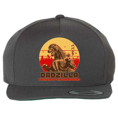 Vintage Dadzilla Father of the Monsters Wool Snapback Cap