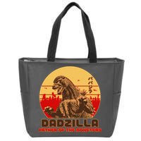 Vintage Dadzilla Father of the Monsters Zip Tote Bag